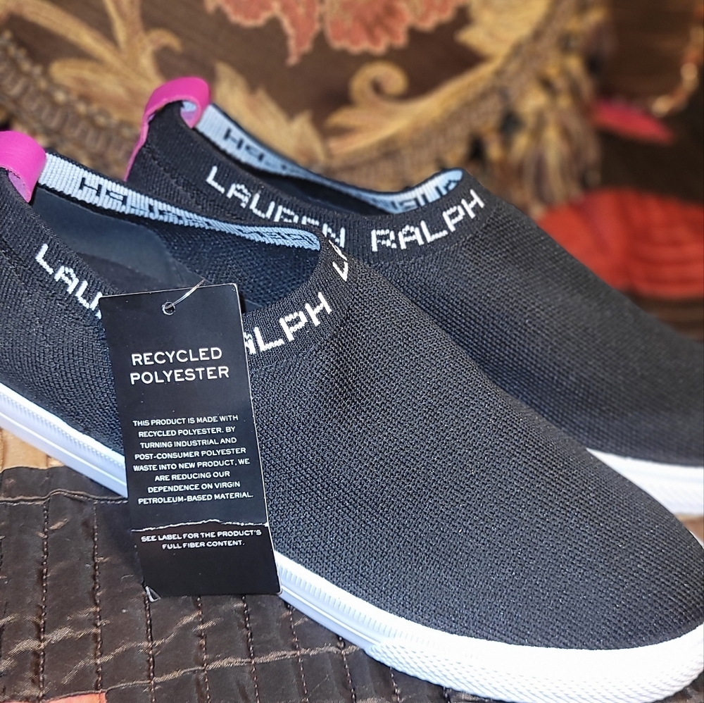 Ralph Lauren, 8m blk/wht pull on tennis